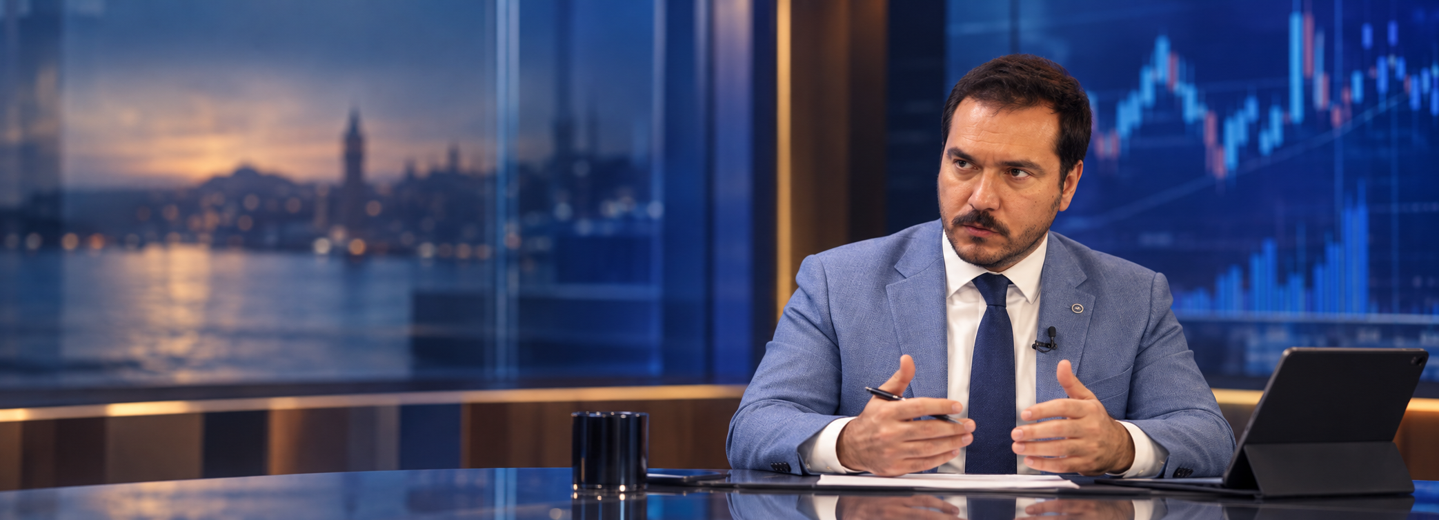 Ekonomist ve stratejist Barışcan Yücel için hazırlanan editorial dijital marka çalışması