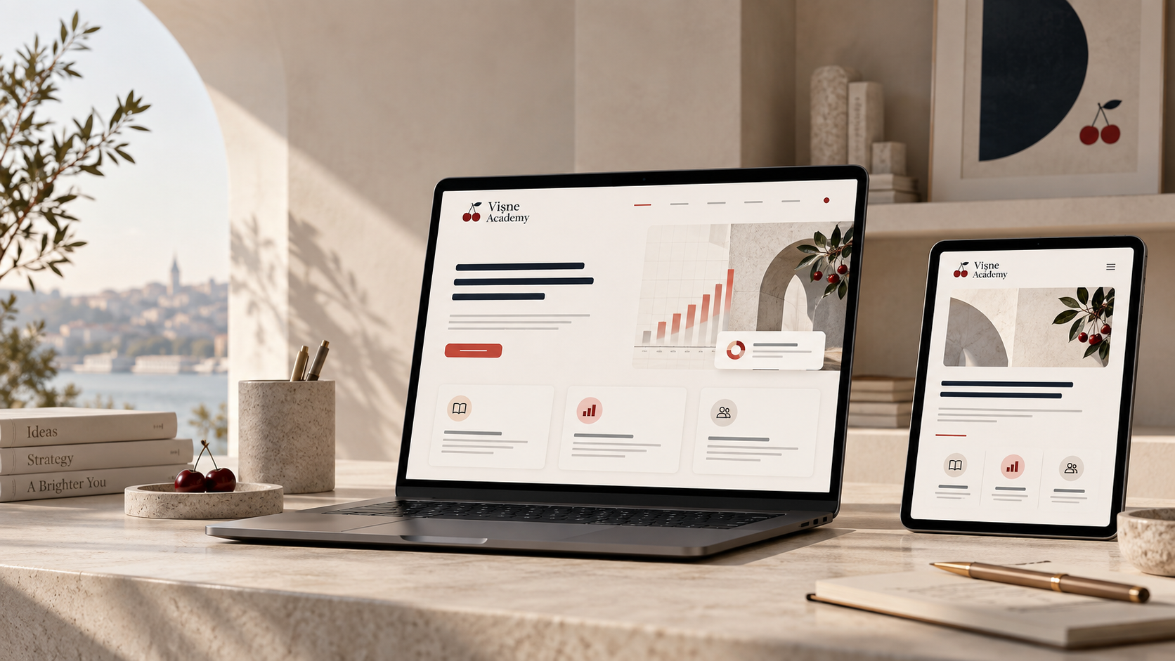 Vişne Academy finansal eğitim ve danışmanlık web deneyimi